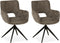 MX Sofa Eetkamer stoel Darwin - Taupe (set van 2 stuks)