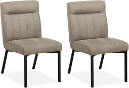 MX Sofa Eetkamer stoel Jagger - Clay (set van 2 stuks)