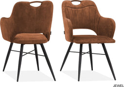 MX Sofa Eetkamer stoel Jewel | kleur: Cognac