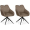 MX Sofa Eetkamer stoel Luka - Truffle (set van 2 stuks)