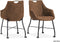 MX Sofa Eetkamer stoel Metric | kleur: Cognac