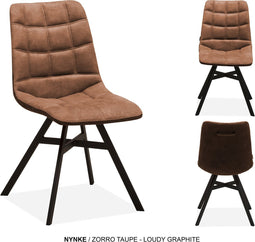 MX Sofa Eetkamer stoel Nynke | kleur: Cognac