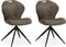 MX Sofa Eetkamer stoel River - Taupe (set van 2 stuks)