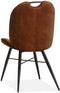 MX Sofa Eetkamerstoel Austin - Cognac (set van 2 stoelen)