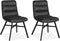 MX Sofa Eetkamerstoel Bowie - Antraciet (set van 2 stoelen)