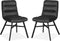 MX Sofa Eetkamerstoel Bowie - Antraciet (set van 2 stoelen)