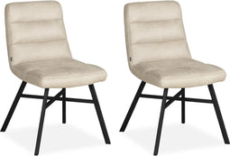 MX Sofa Eetkamerstoel Bowie - Toffee (set van 2 stoelen)