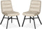 MX Sofa Eetkamerstoel Bowie - Toffee (set van 2 stoelen)
