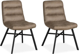 MX Sofa Eetkamerstoel Bowie - Truffle (set van 2 stoelen)