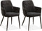 MX Sofa Eetkamerstoel Donna - Black (set van 2 stoelen)