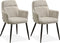 MX Sofa Eetkamerstoel Donna - Toffee (set van 2 stoelen)