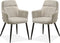 MX Sofa Eetkamerstoel Donna - Toffee (set van 2 stoelen)