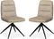 MX Sofa Eetkamerstoel Giza - Sand (set van 2 stoelen)