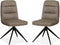 MX Sofa Eetkamerstoel Giza - Taupe (set van 2 stoelen)
