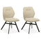 MX Sofa Eetkamerstoel Jaimie - Beige (set van 2 stoelen)