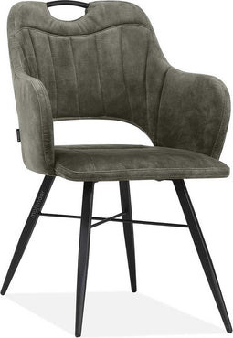 MX Sofa Eetkamerstoel Jewel Goldy Hunter met armleuning