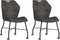 MX Sofa Eetkamerstoel Lee - Antraciet (set van 2 stuks)