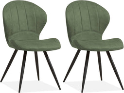 MX Sofa Eetkamerstoel Magic - Olive (set van 2 stuks)