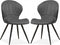 MX Sofa Eetkamerstoel Magic - Steel (set van 2 stuks)