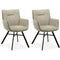 MX Sofa Eetkamerstoel Maisie - Beige (set van 2 stoelen)