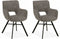 MX Sofa Eetkamerstoel Mercury - Ash (set van 2 stoelen)