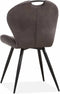 MX Sofa Eetkamerstoel Miracle - Steel (set van 2 stuks)