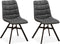 MX Sofa Eetkamerstoel Nynke - Antraciet (set van 2 stoelen)