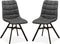 MX Sofa Eetkamerstoel Nynke - Antraciet (set van 2 stoelen)