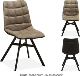 MX Sofa Eetkamerstoel Nynke | kleur: Taupe