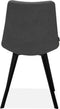 MX Sofa Eetkamerstoel Pluto - Antraciet (set van 2 stuks)
