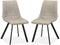 MX Sofa Eetkamerstoel Pluto - Sand (set van 2 stuks)