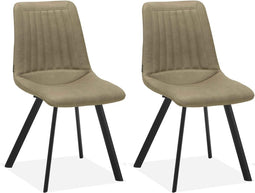 MX Sofa Eetkamerstoel Pluto - Thyme (set van 2 stuks)