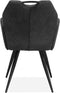 MX Sofa Eetkamerstoel Puck - Antraciet (set van 2 stoelen)