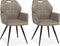 MX Sofa Eetkamerstoel Puck - Clay (set van 2 stoelen)