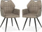 MX Sofa Eetkamerstoel Puck - Clay (set van 2 stoelen)