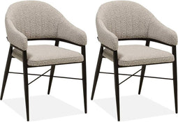 MX Sofa Eetkamerstoel Roma - Toffee (set van 2 stuks)