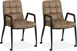 MX Sofa Eetkamerstoel Ryan - Truffle (set van 2 stoelen)
