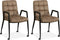 MX Sofa Eetkamerstoel Ryan - Truffle (set van 2 stoelen)
