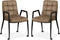 MX Sofa Eetkamerstoel Ryan - Truffle (set van 2 stoelen)