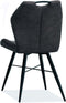 MX Sofa Eetkamerstoel Scala luxor kleur: Antraciet (set van 2 stoelen)