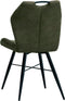 MX Sofa Eetkamerstoel Scala luxor kleur: Moss (set van 2 stoelen)