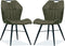 MX Sofa Eetkamerstoel Scala luxor kleur: Moss (set van 2 stoelen)