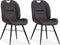 MX Sofa Eetkamerstoel Shelton - Antraciet (set van 2 stoelen)