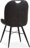 MX Sofa Eetkamerstoel Shelton - Antraciet (set van 2 stoelen)