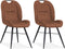 MX Sofa Eetkamerstoel Shelton - Cognac (set van 2 stoelen)
