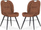 MX Sofa Eetkamerstoel Shelton - Cognac (set van 2 stoelen)
