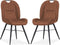 MX Sofa Eetkamerstoel Shelton - Cognac (set van 2 stoelen)