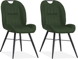 MX Sofa Eetkamerstoel Shelton - Moss (set van 2 stoelen)