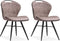 MX Sofa Eetkamerstoel Splash Luxor - Kleur: Liver (set van 2 stoelen)