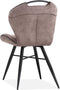 MX Sofa Eetkamerstoel Splash Luxor - Kleur: Liver (set van 2 stoelen)